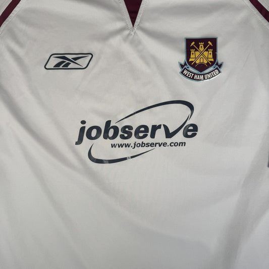 West Ham United 2005/2006 Away Football Shirt  2XL XXL