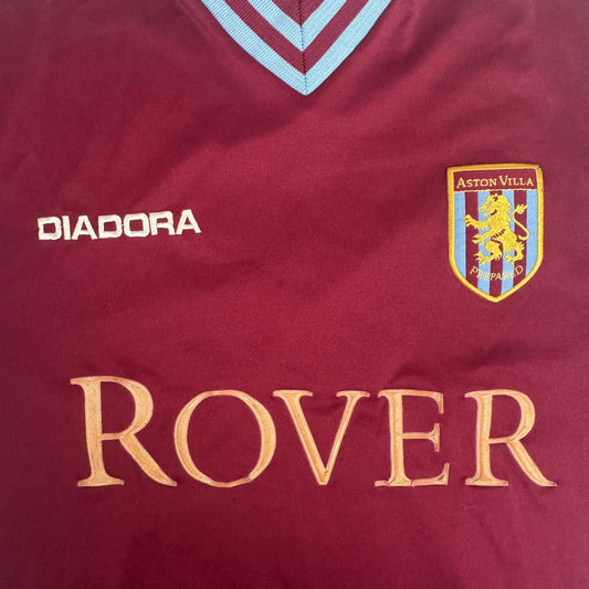 Aston Villa 2002/2003 Home Football Shirt  Small