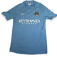 BALOTELLI 45 Manchester City 2010/2011 Home Football Shirt Medium