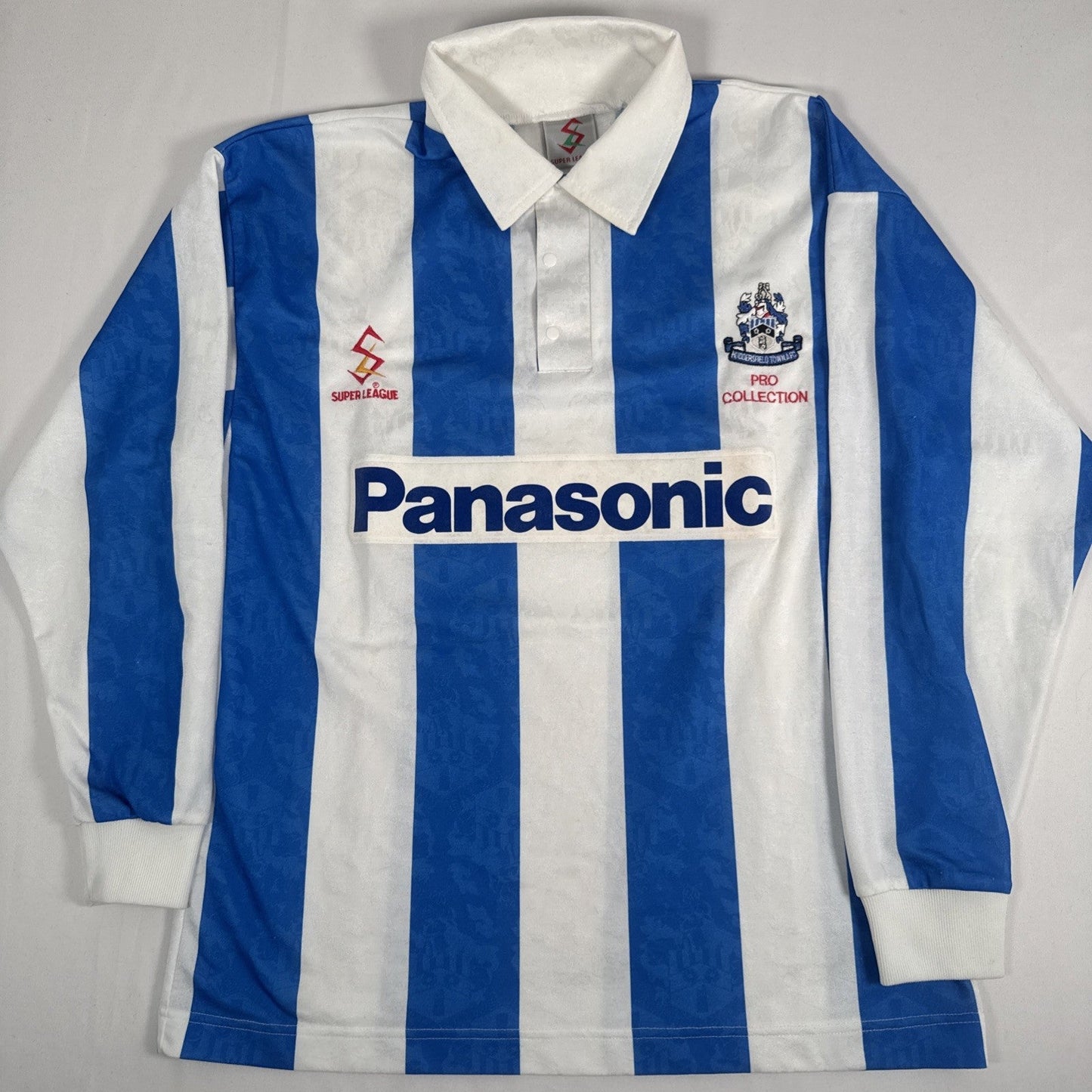 Huddersfield Town 1995/1996/1997 Home Football Shirt Long Sleeve Pro Medium