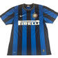 Inter Milan 2009/2010 Home Basic Football Shirt  Medium