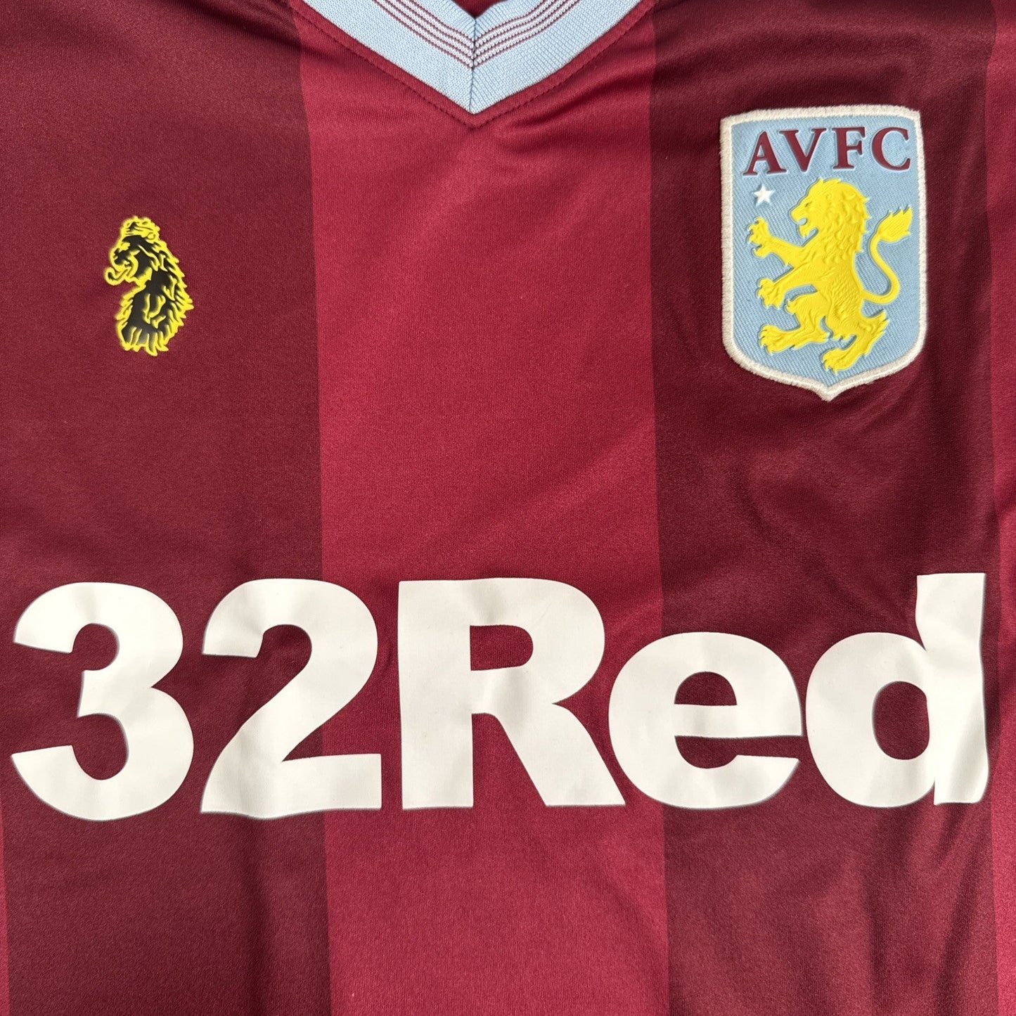 Aston Villa 2018/2019 Promotion Home Football Shirt  Medium