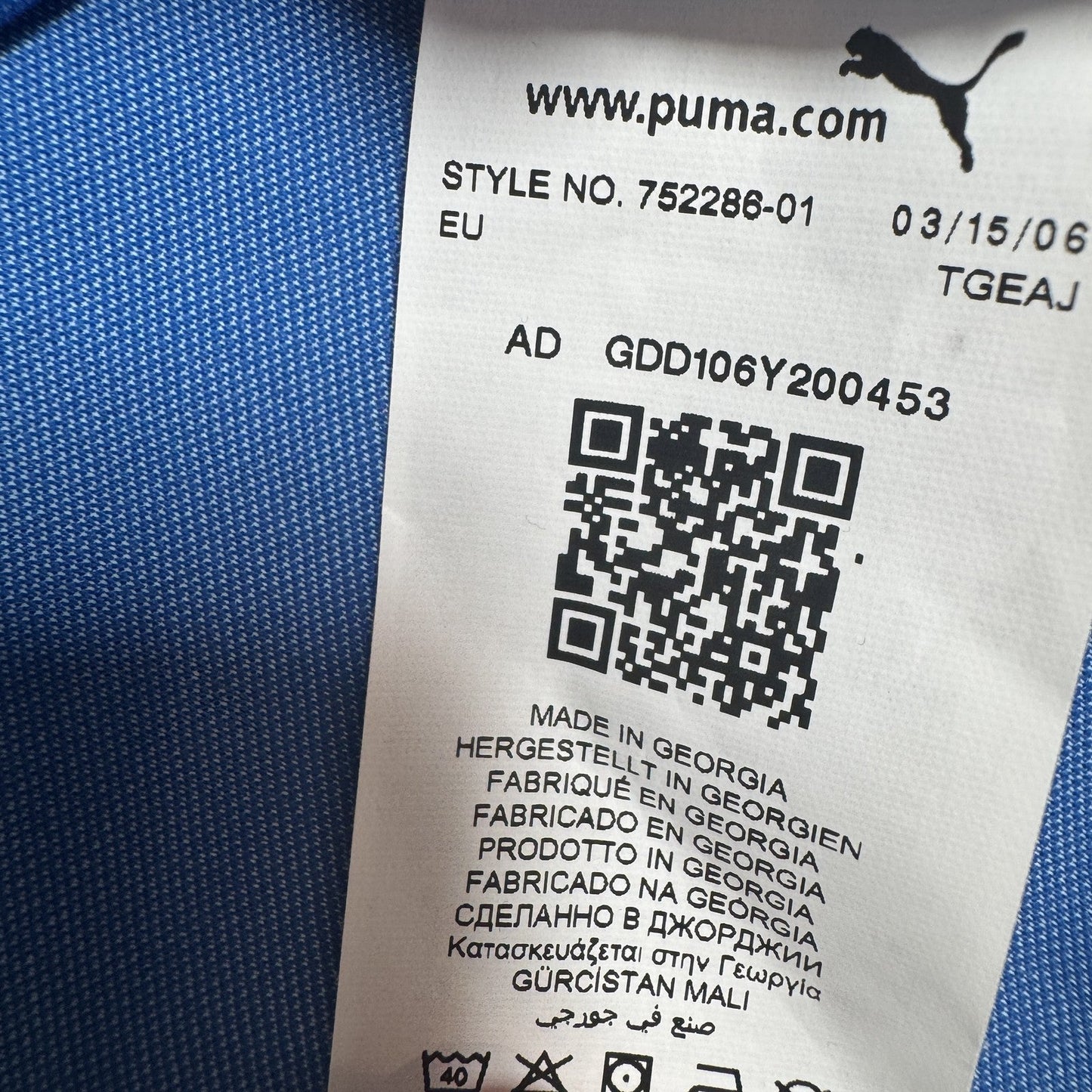 Italy 2018/2019 Home Long Sleeve Football Shirt  Medium