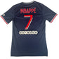 MBAPPE 7 PSG Paris Saint-Germain 2020/2021 Home Football Shirt Small