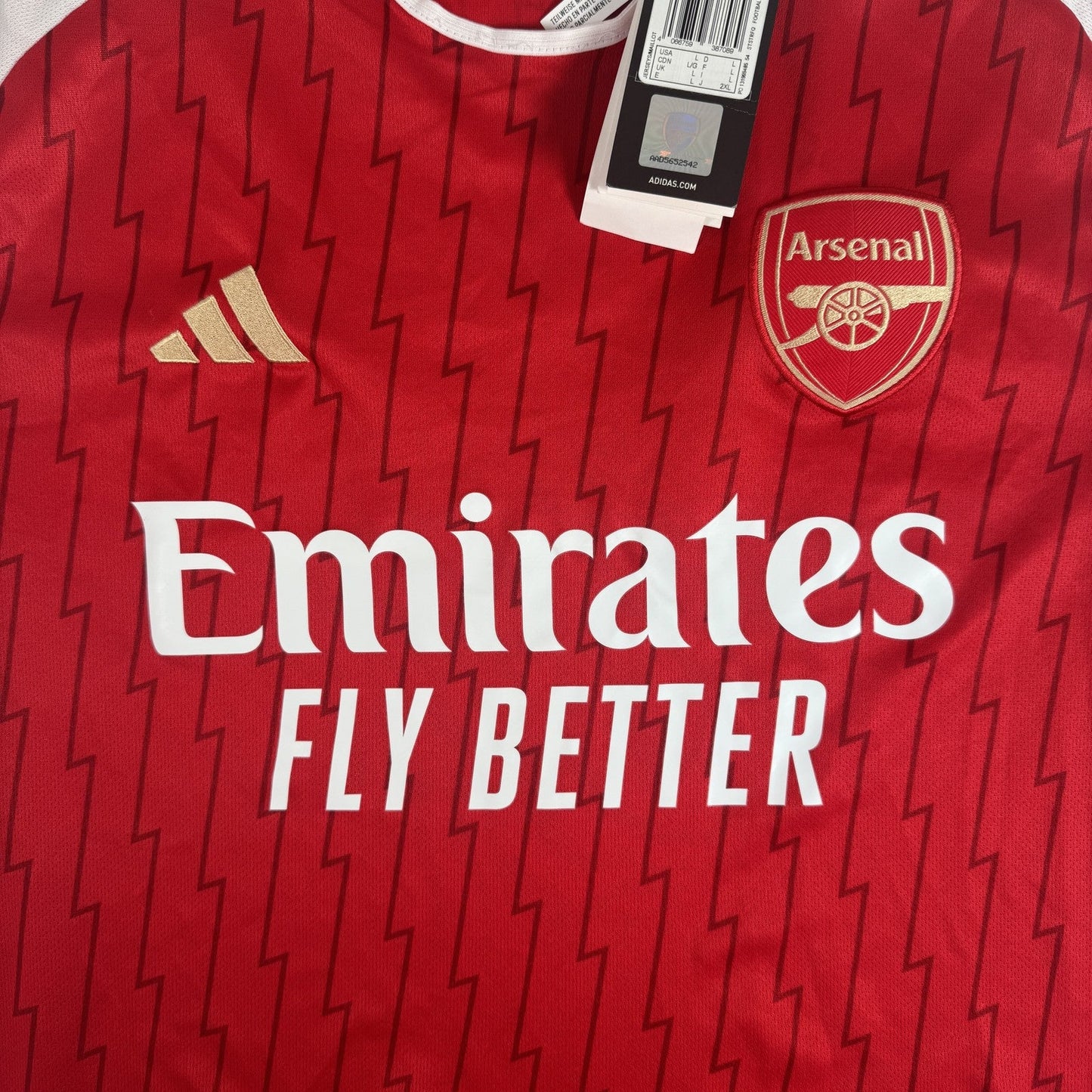 Arsenal 2023/2024 Home Football Shirt  Large BNWT