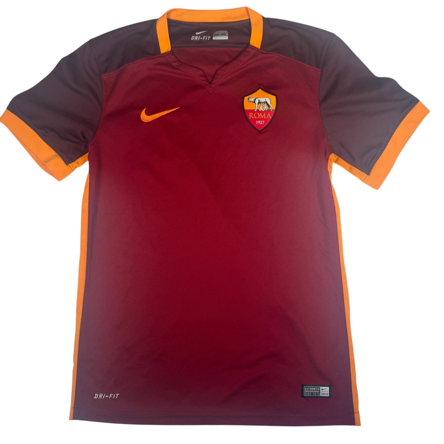 AS Roma 2015/2016 Home Football Shirt  Small