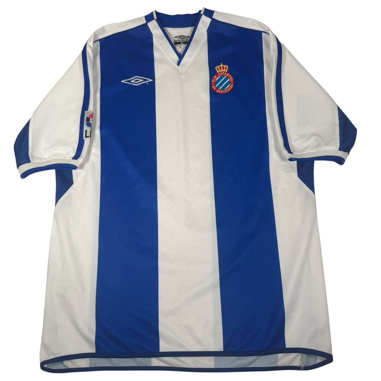 RCD Espanyol 2002/2003/2004 Home Football Shirt  XL