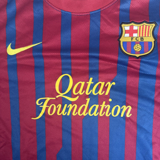 Barcelona 2011/2012 Home Long Sleeve Football Shirt  Large