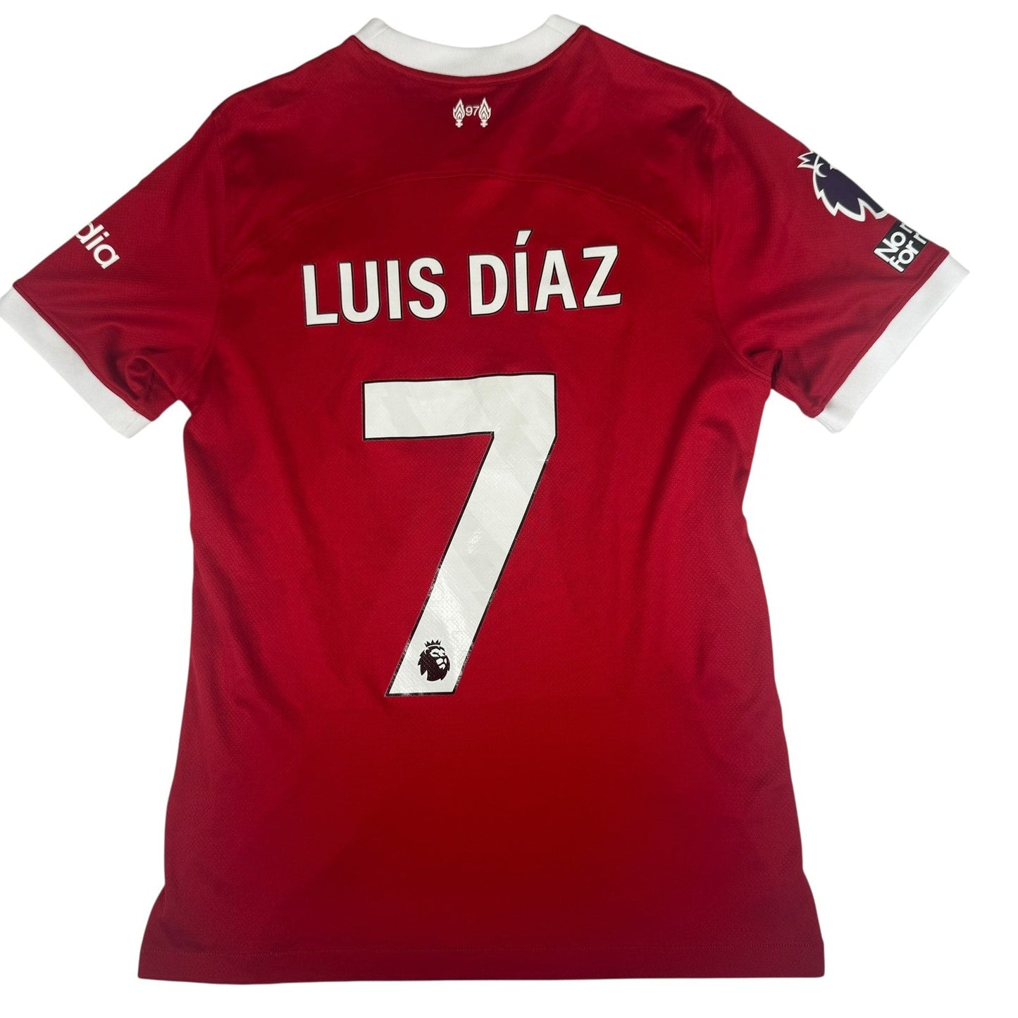 LUIZ DIAZ 7 Liverpool 2023/2024 Home Football Shirt  Small