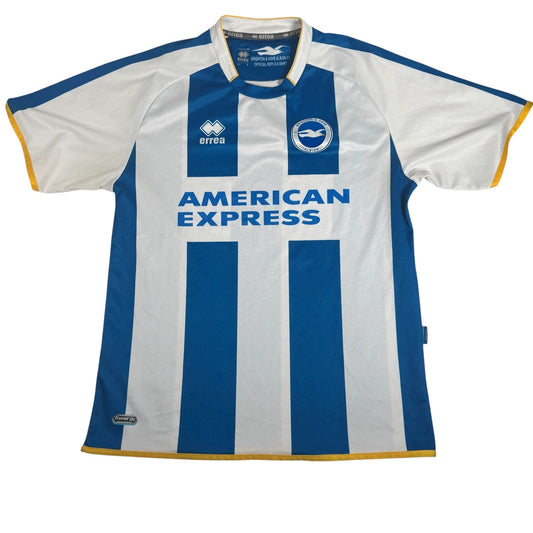 Brighton & Hove Albion 2013/2014 Home Football Shirt  Large