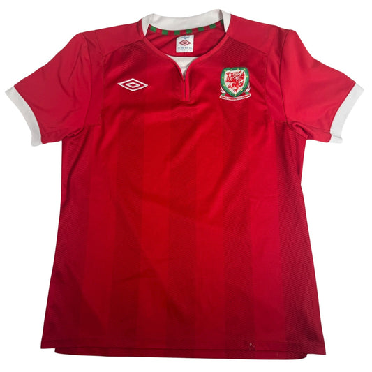 Wales 2011/2012 Home Football Shirt  Medium
