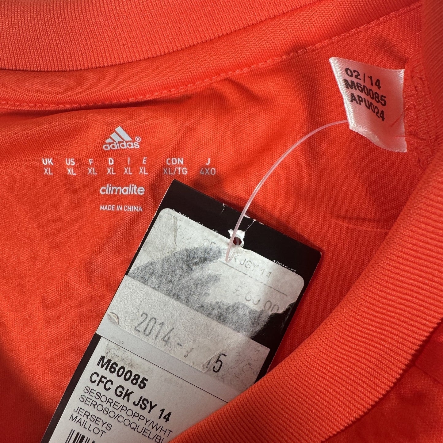 Chelsea 2014/2015 Goalkeeper Long Sleeve Football Shirt  XL