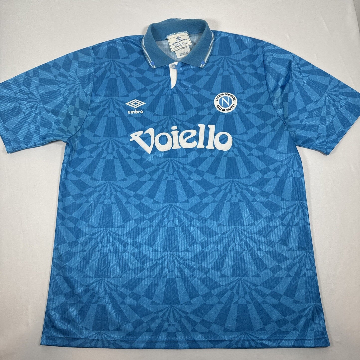 SSC Napoli 1991/1992/1993 Home Football Shirt  XL