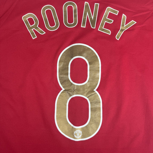 ROONEY 8 Manchester United 2006/2007 Home Football Shirt XXL 2XL