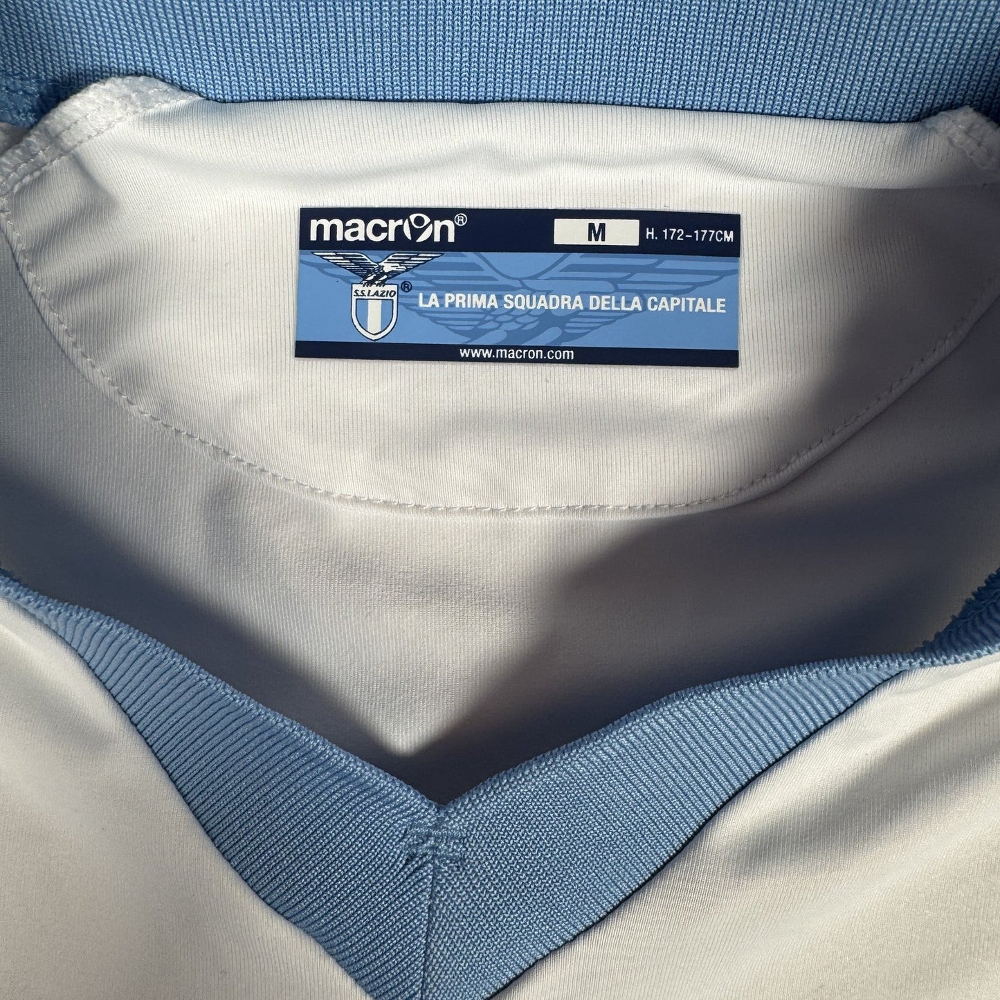 SS Lazio 2014/2015 Home Football Shirt  Large