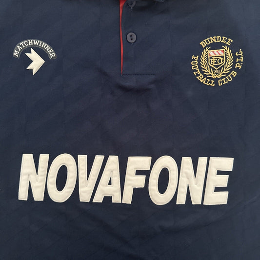 Dundee FC 1989/1990 Home Football Shirt  Medium