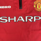 Manchester United 1998/1999/2000 Home Football Shirt  XXL 2XL