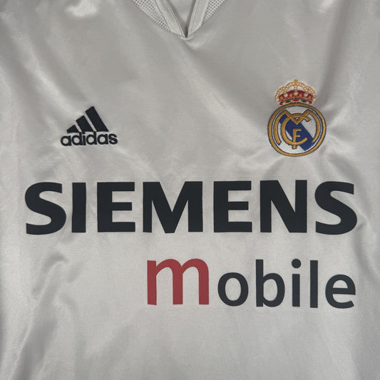 Real Madrid 2004/2005 Home Football Shirt  Medium