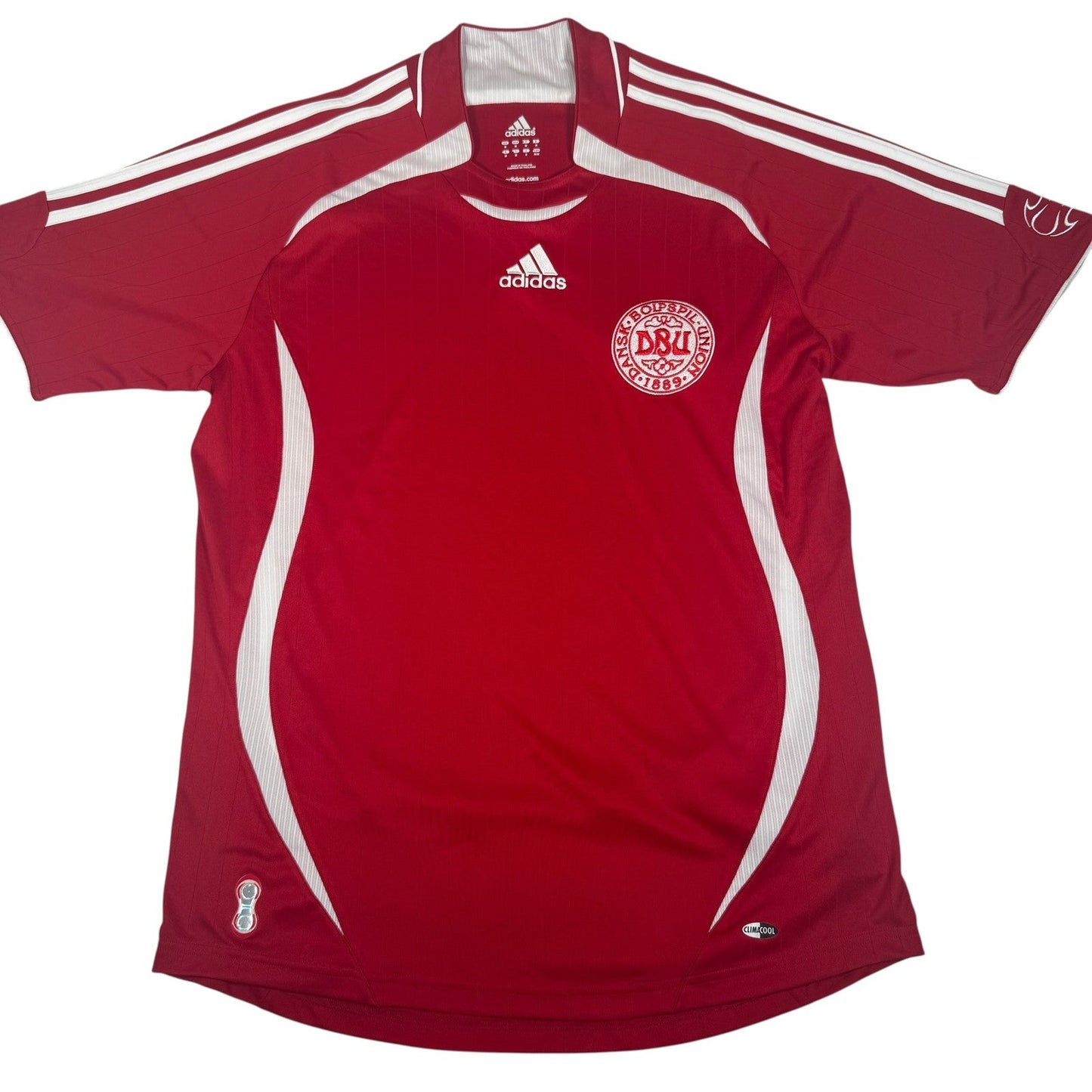 Denmark 2006/2007/2008 Home Football Shirt  Medium