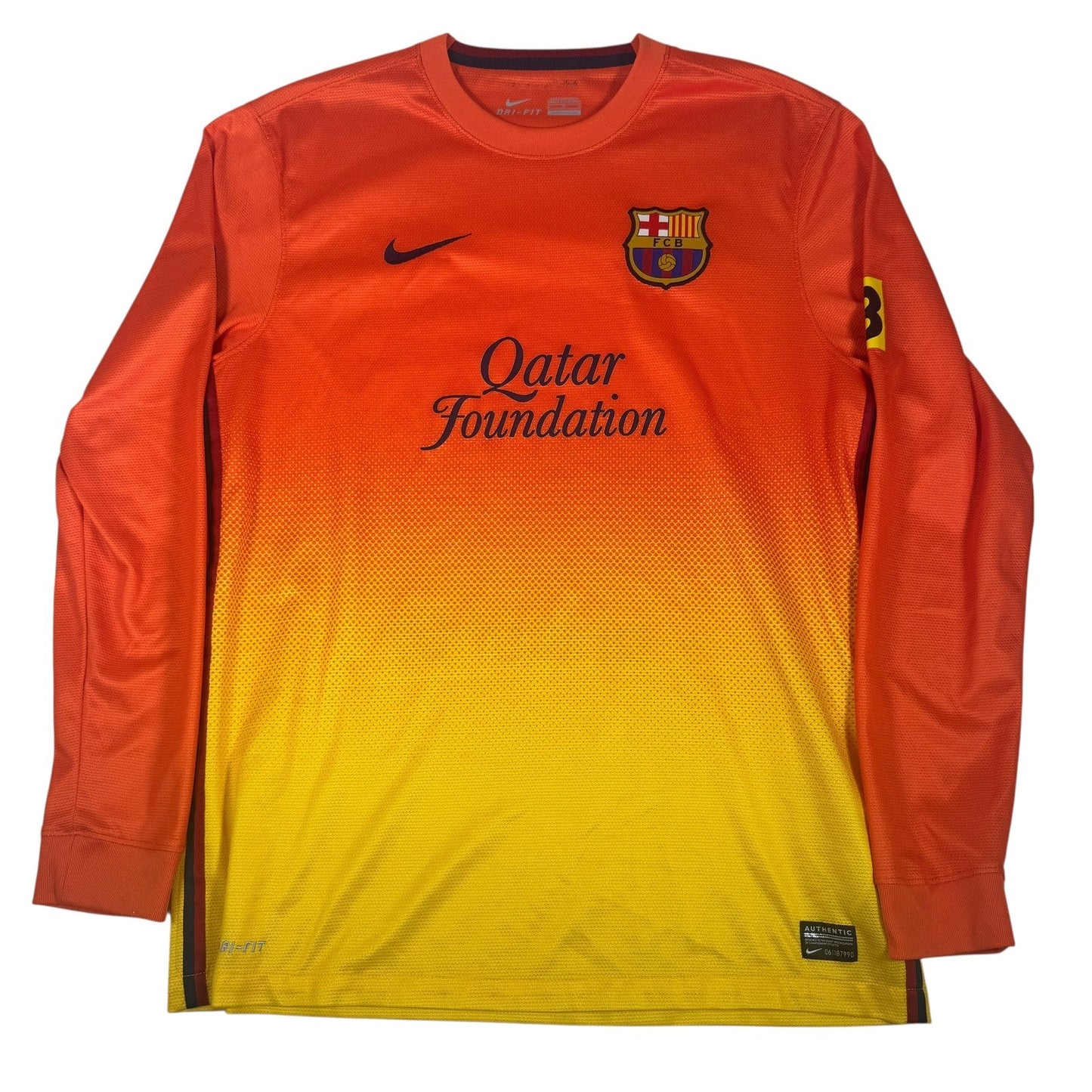 Barcelona 2012/2013 Away Long Sleeve Football Shirt  Large