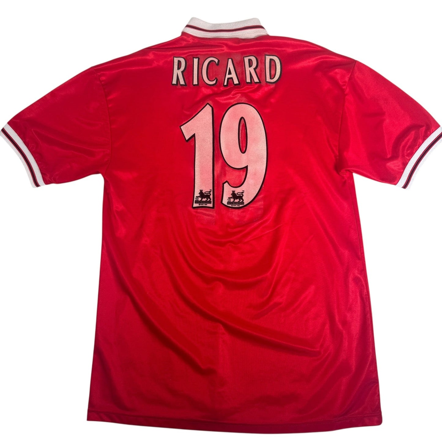 RICARD 19 Middlesbrough 1998/1999 Home Football Shirt  Large