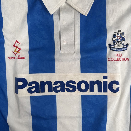 Huddersfield Town 1995/1996/1997 Home Football Shirt Long Sleeve Pro Medium