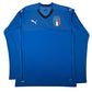 Italy 2018/2019 Home Long Sleeve Football Shirt  Medium