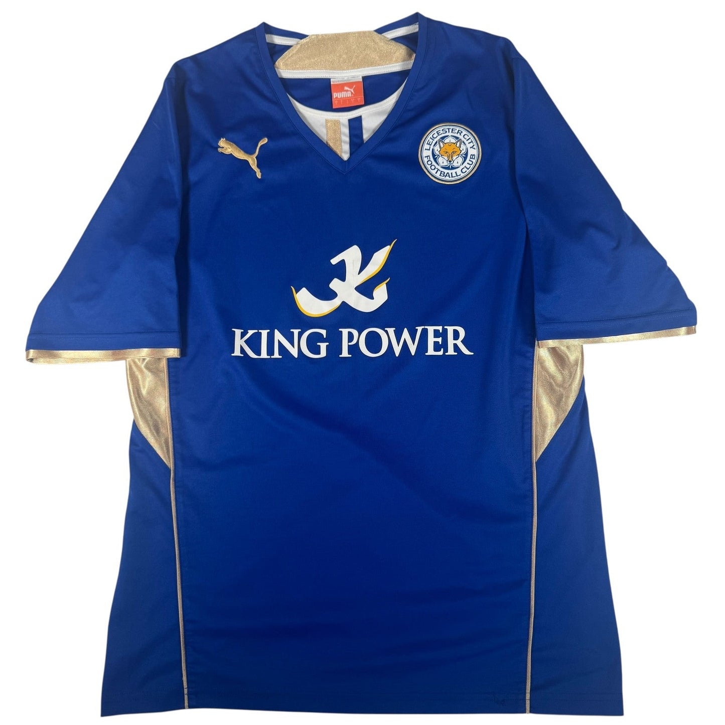 Leicester City 2013/2014 Home Football Shirt  Large