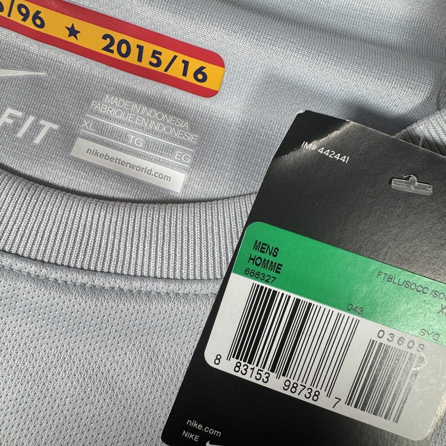 Atletico Madrid 2015/2016 Goalkeeper Football Shirt  XL BNWT