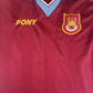 West Ham United 1997/1998 Home Football Shirt  XL