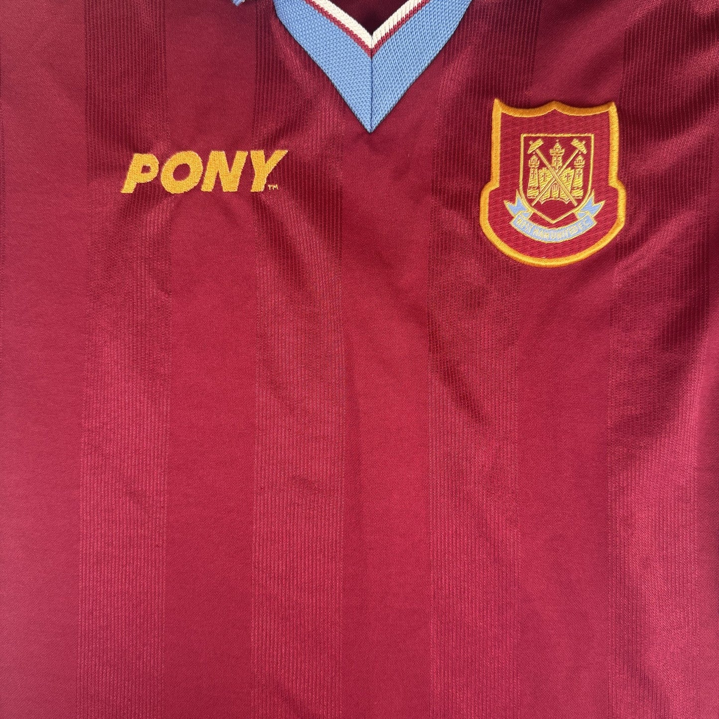 West Ham United 1997/1998 Home Football Shirt  XL