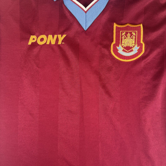 West Ham United 1997/1998 Home Football Shirt  XL