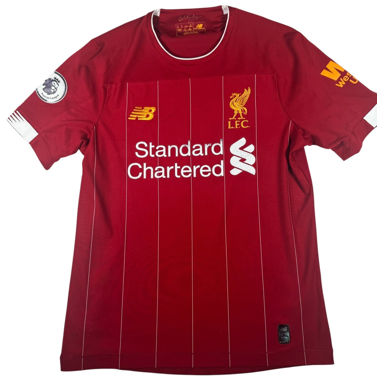 VIRGIL 4 Liverpool 2019/2020 Home Football Shirt  Small