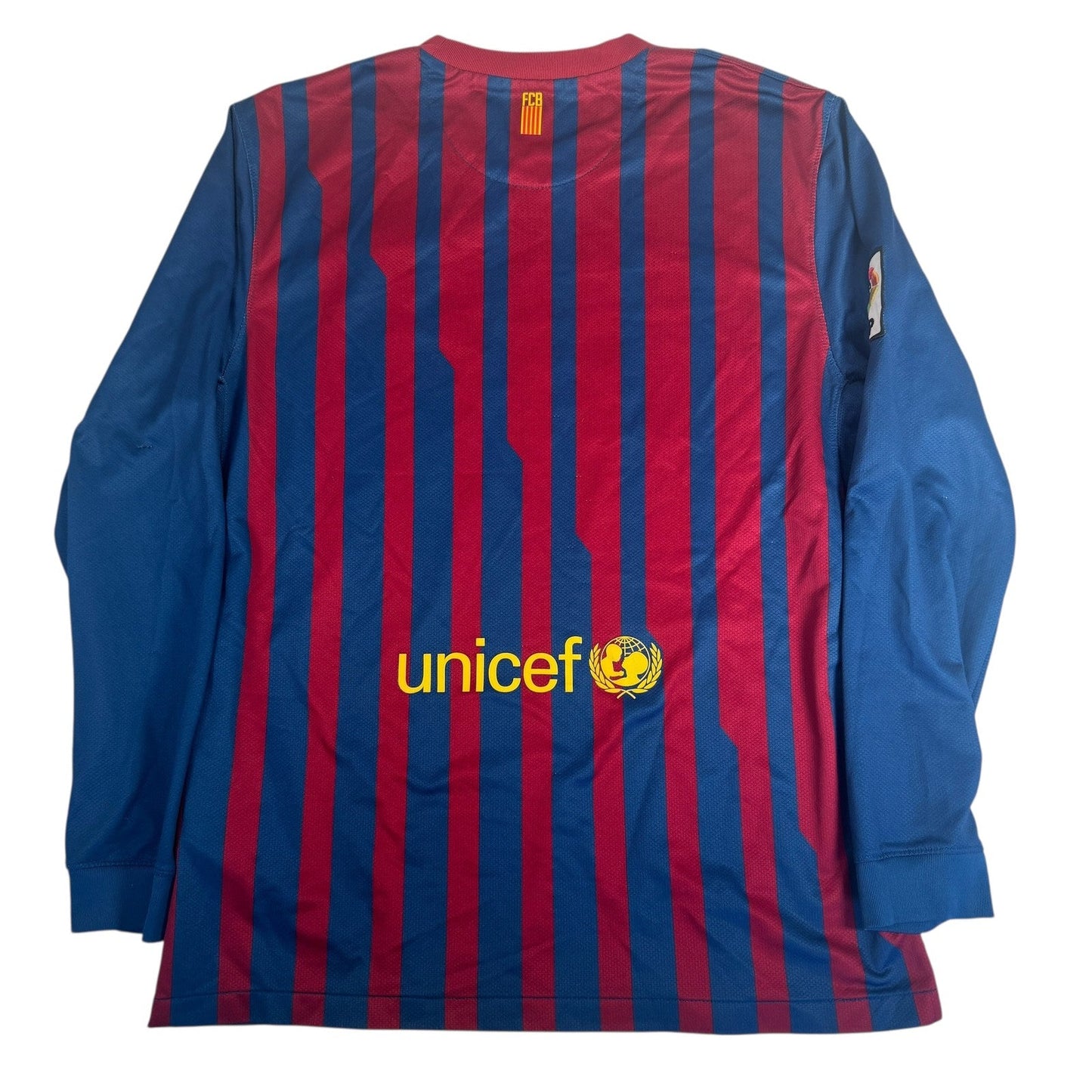 Barcelona 2011/2012 Home Long Sleeve Football Shirt  Large