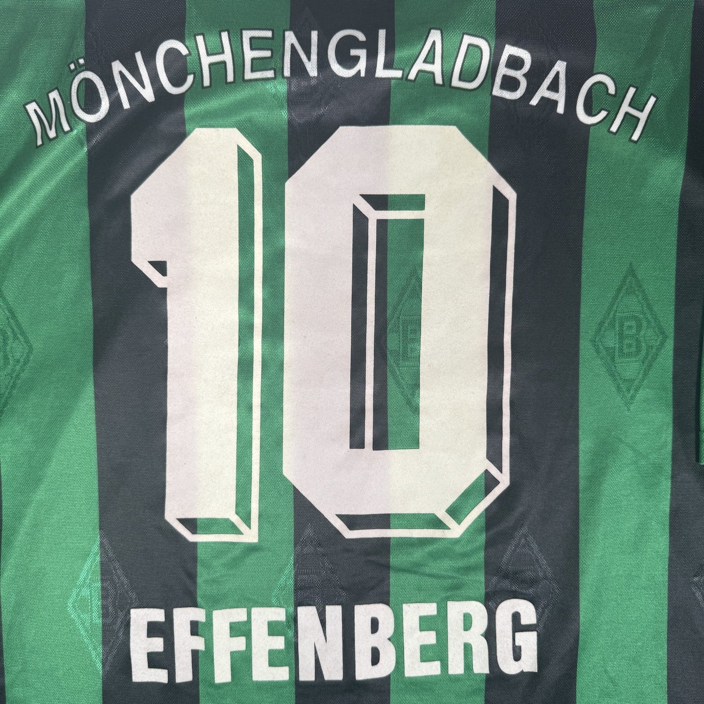 EFFENBERG 10 Borussia Monchengladbach 1995/1996 Away Football Shirt XL