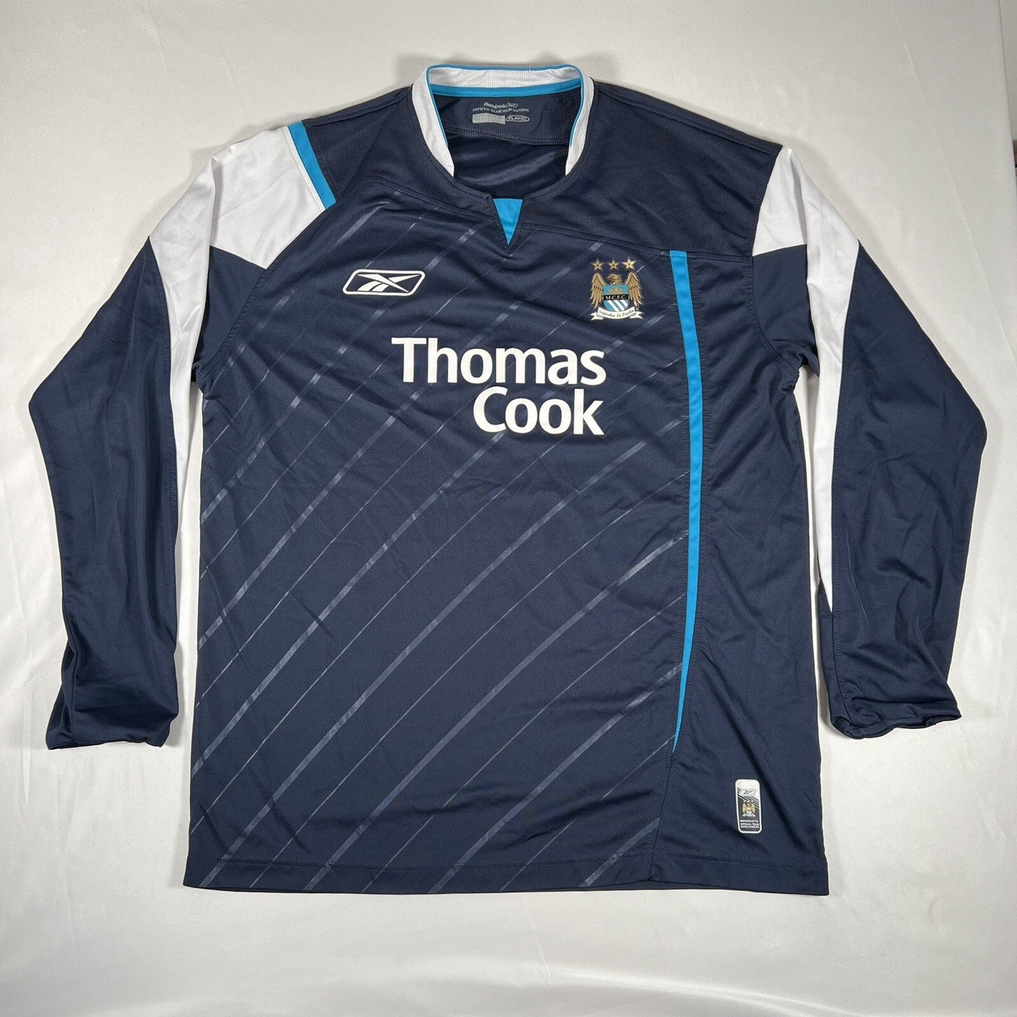 Manchester City 2005/2006 Away Football Shirt Long Sleeve Large