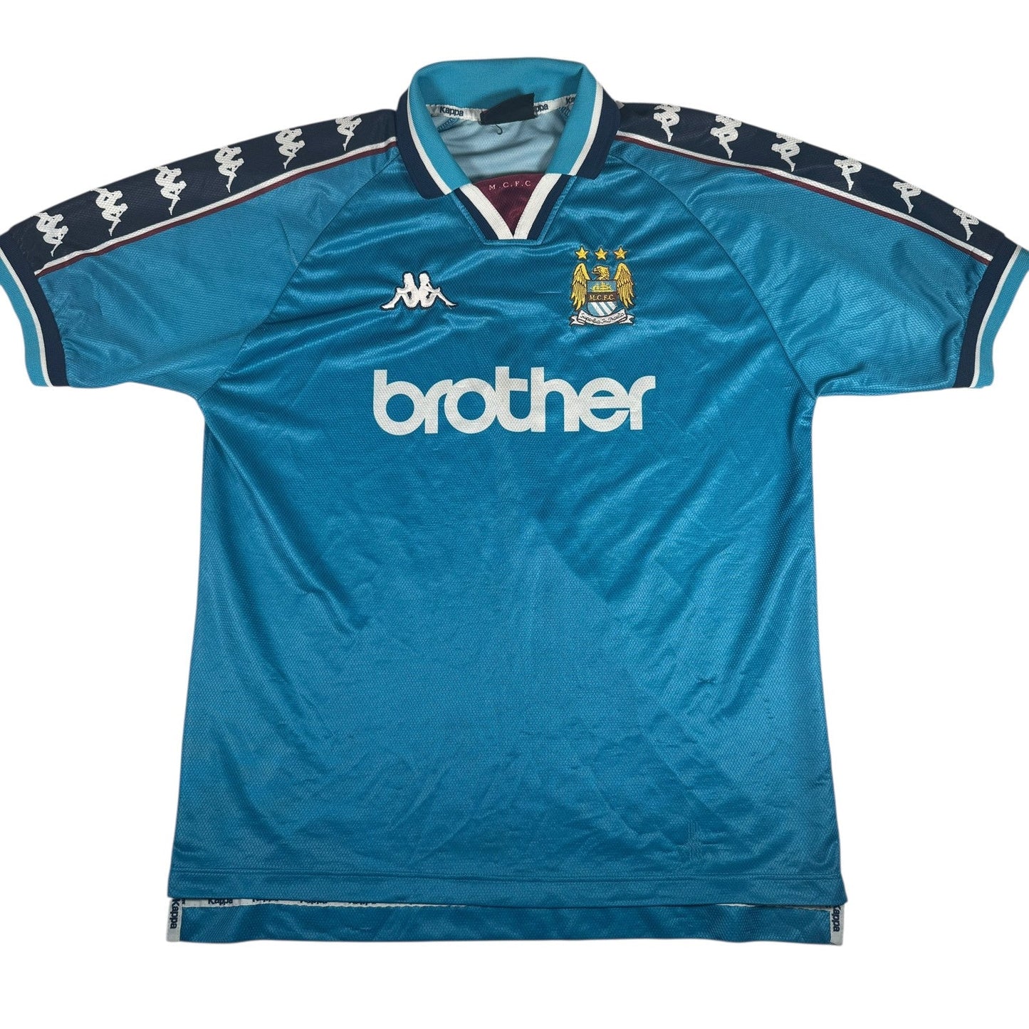 Manchester City 1997/1998/1999 Home Football Shirt  XL