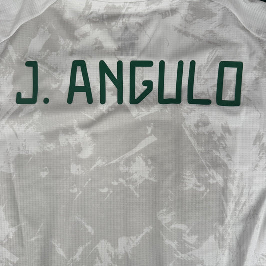 J.ANGULO Mexico 2020/2021 Away Long Sleeve Football Shirt Player Spec Medium