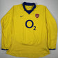 Arsenal 2003/2004/2005 Away Third Football Shirt Long Sleeve XL