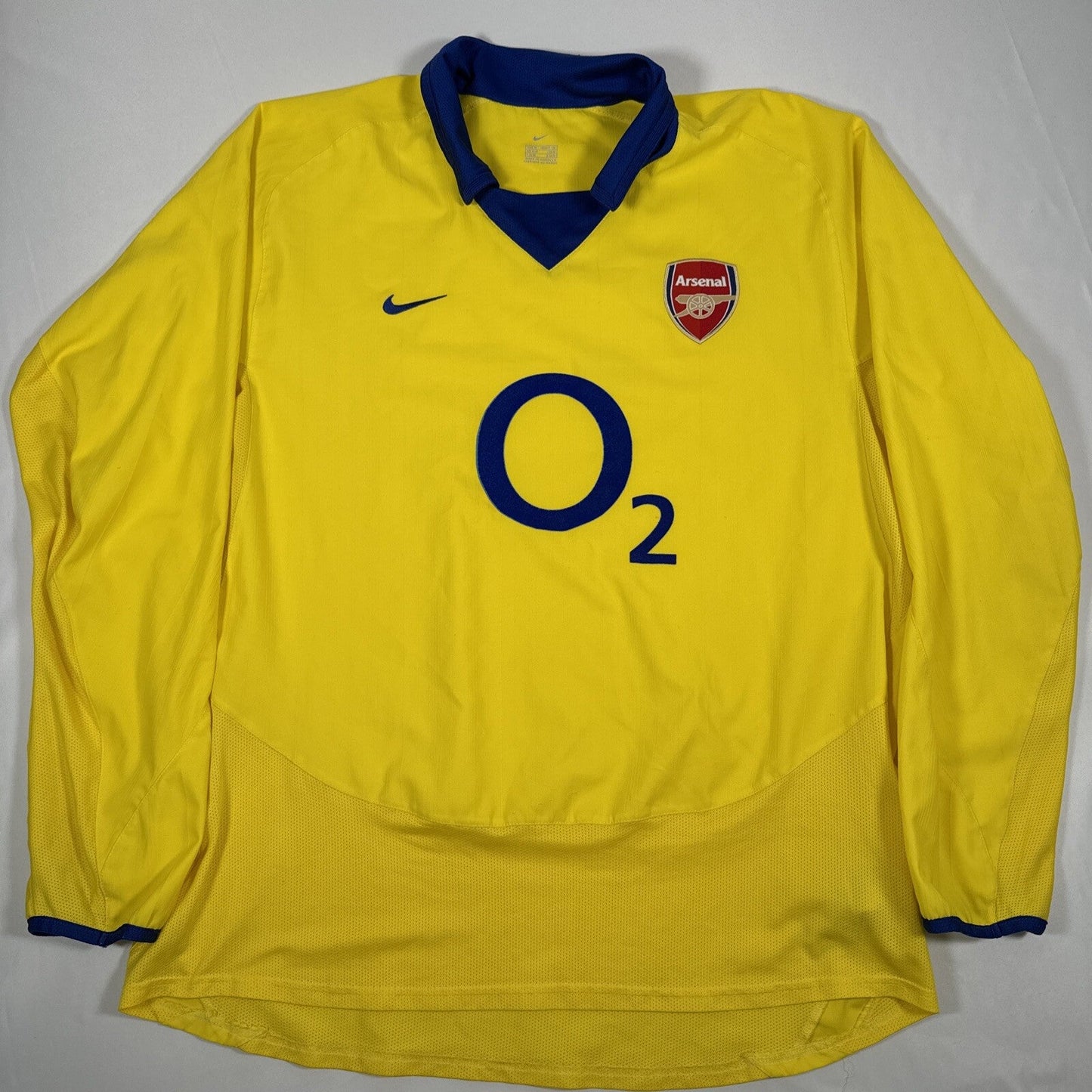 Arsenal 2003/2004/2005 Away Third Football Shirt Long Sleeve XL