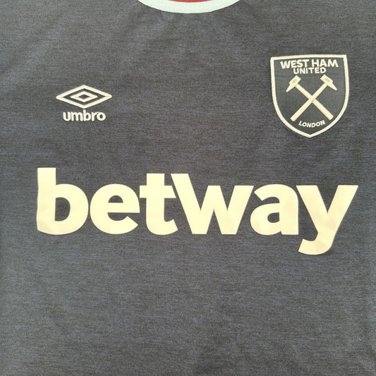 West Ham United 2021/2022 Third Football Shirt  Large