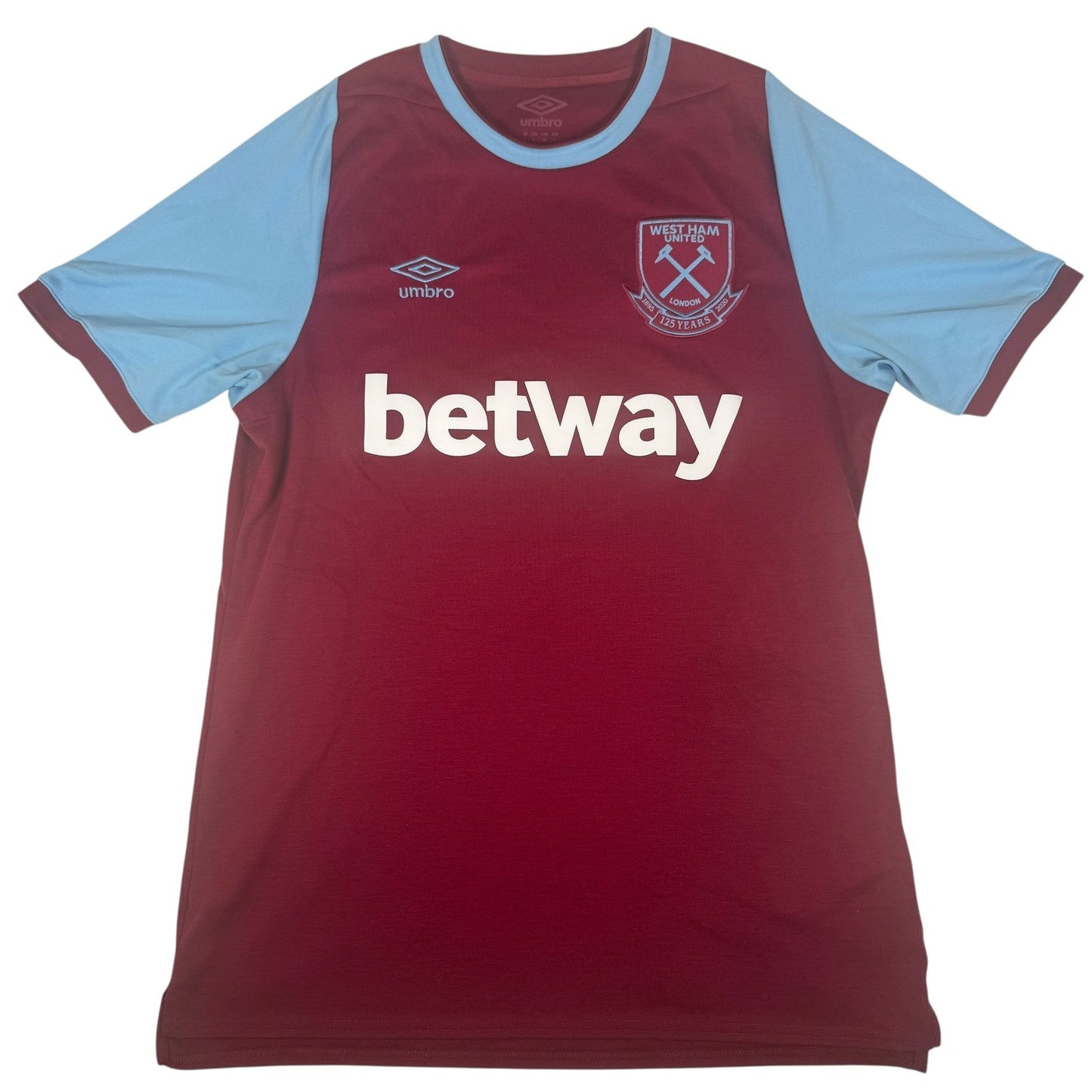 West Ham United 2020/2021 Home Football Shirt  Large