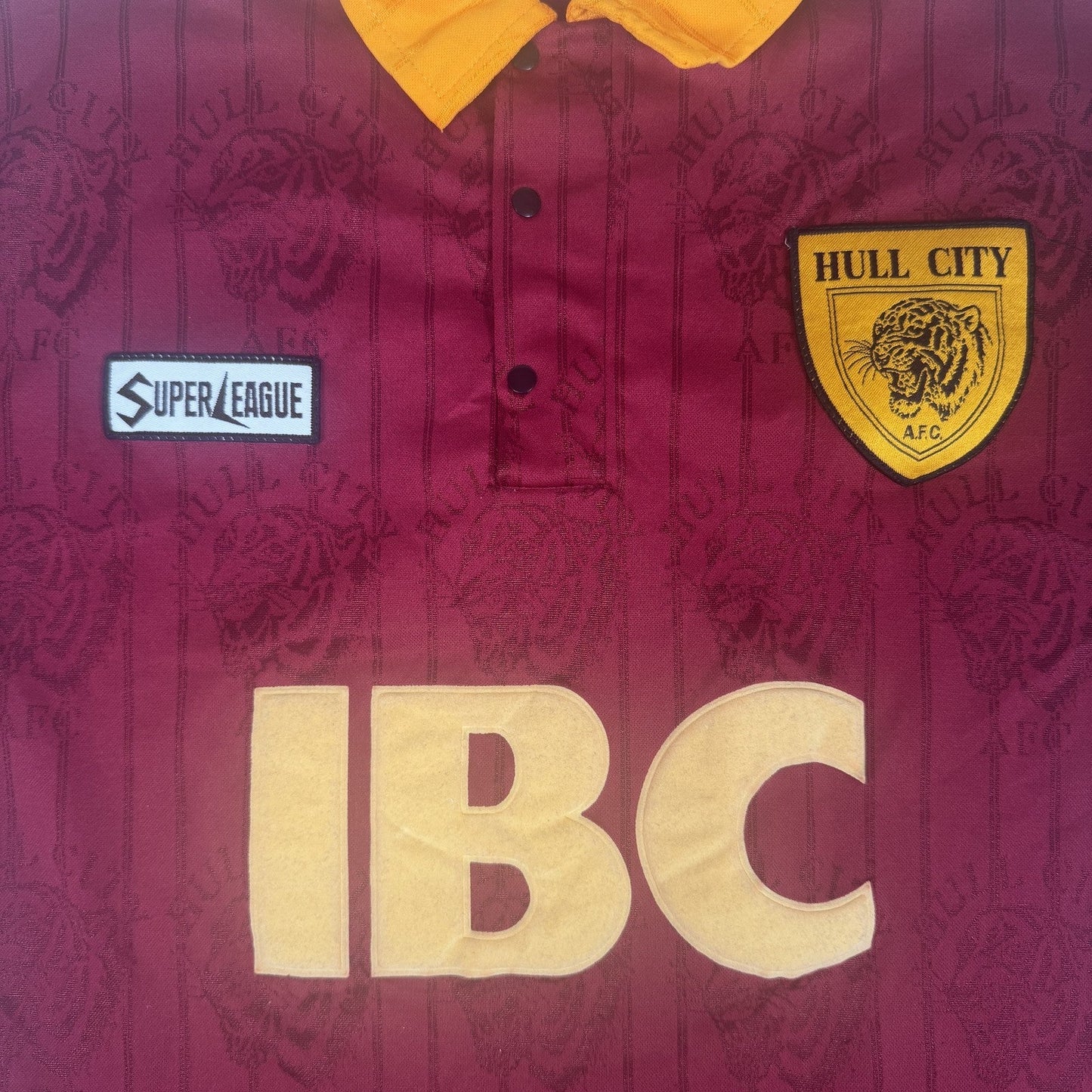 Hull City 1995/1996 Away Football Shirt  Medium