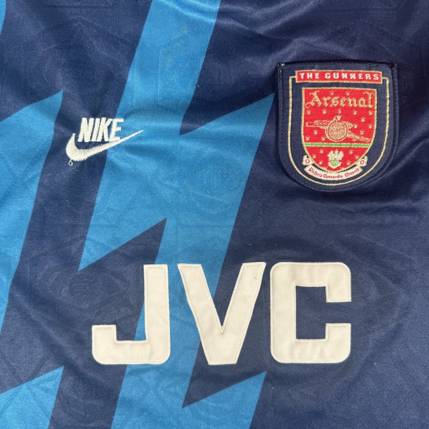 PLATT 7 Arsenal 1995/1996 Away Football Shirt  Large