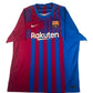 Barcelona 2021/2022 Home Football Shirt  XXL 2XL