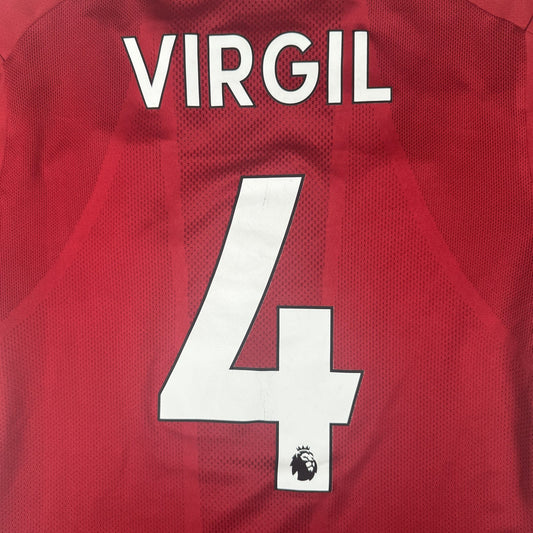 VIRGIL 4 Liverpool 2019/2020 Home Football Shirt  Small