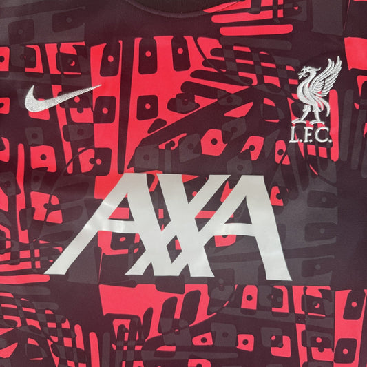 Liverpool 2020/2021 Pre-Match Training Football Shirt  XL