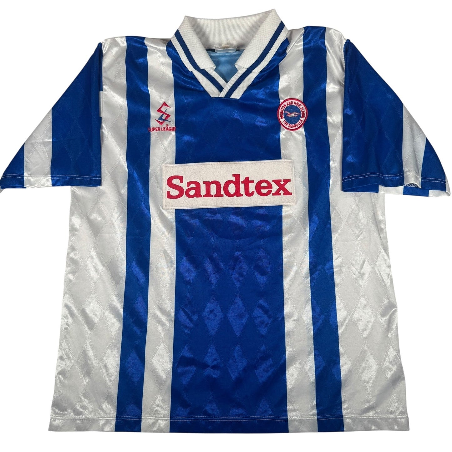 Brighton & Hove Albion 1997/1998 Home Football Shirt  Large