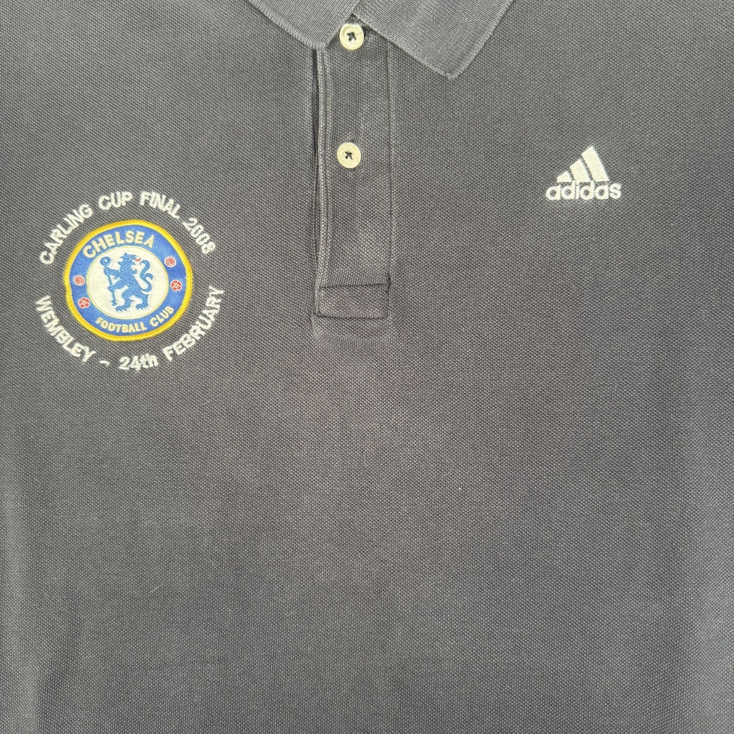 Chelsea 2008/2009 Carling Cup Final Training Polo Shirt Large