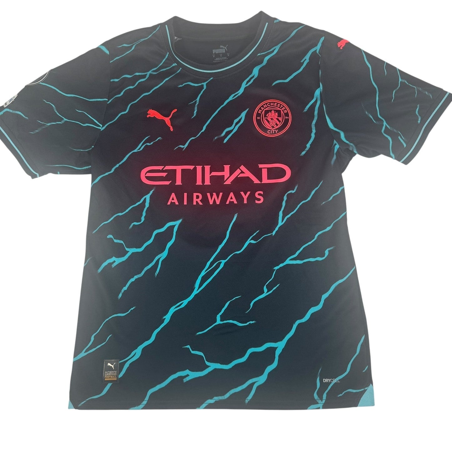 GREALISH 10 Manchester City 2023/2024 Third Football Shirt Medium